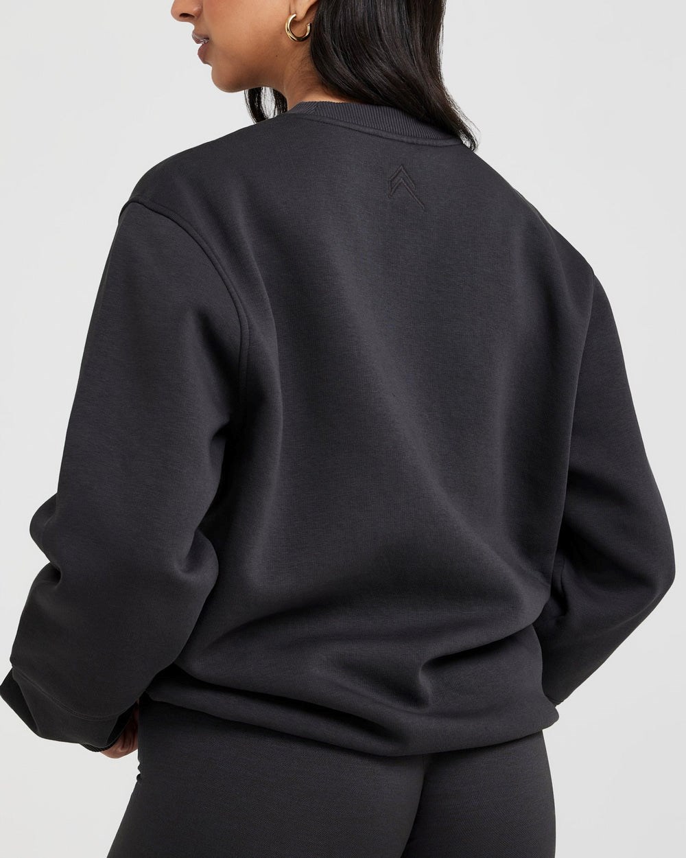 Oner Active Classic Lounge Oversized Crew Neck Coal | 59WXTRYHV