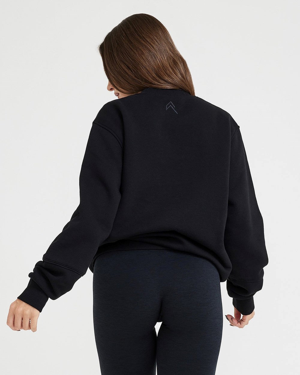 Oner Active Classic Lounge Oversized Crew Neck Černé | 71VGASOXL