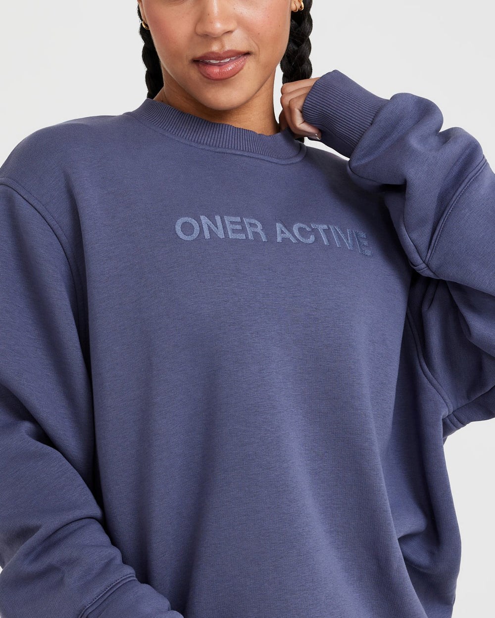 Oner Active Classic Lounge Oversized Crew Neck Blankyt | 83KUOBSZR