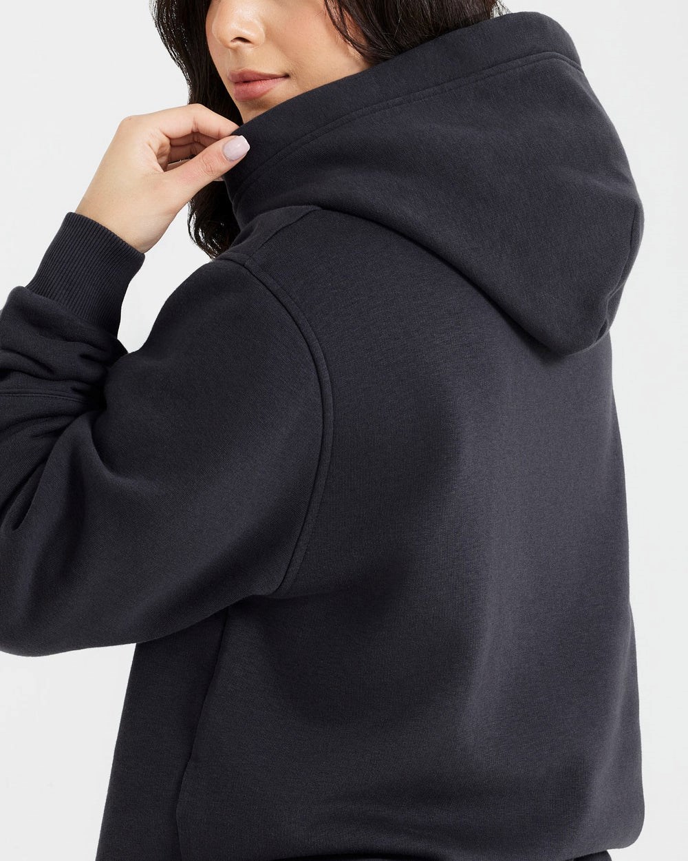 Oner Active Classic Lounge Oversized Hoodie Coal | 41OHVYFCI