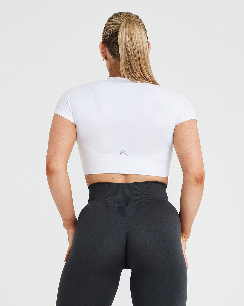 Oner Active Classic Seamless 2.0 Krátké Sleeve Crop Top Bílé | 19TKJMLRQ