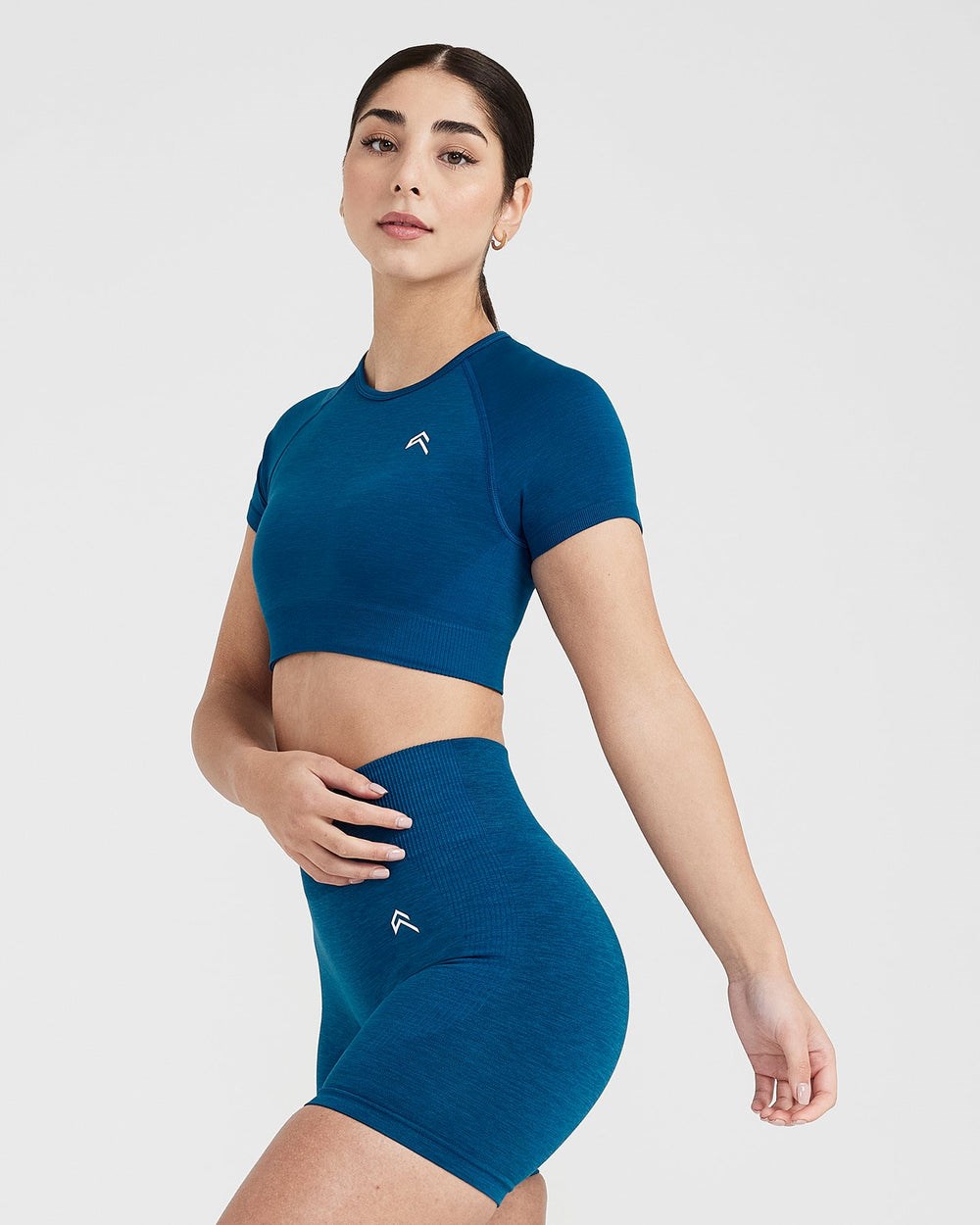 Oner Active Classic Seamless 2.0 Krátké Sleeve Crop Top Blankyt | 90PCBFEZX