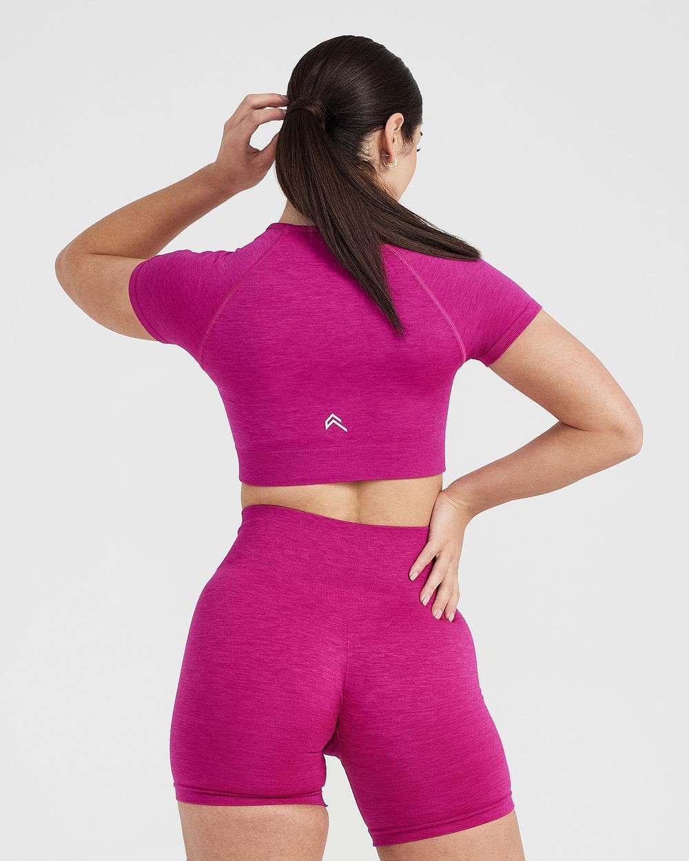 Oner Active Classic Seamless 2.0 Krátké Sleeve Crop Top Fuchsie | 93AYJVDKF