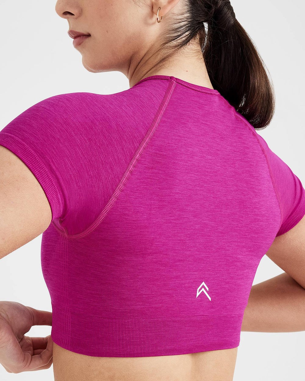 Oner Active Classic Seamless 2.0 Krátké Sleeve Crop Top Fuchsie | 93AYJVDKF