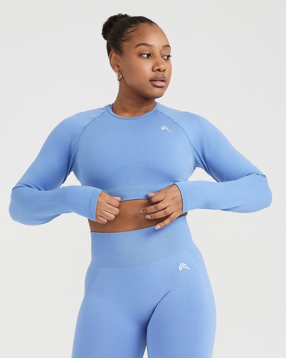 Oner Active Classic Seamless 2.0 Long Sleeve Crop Top Světle | 47UDNRABT