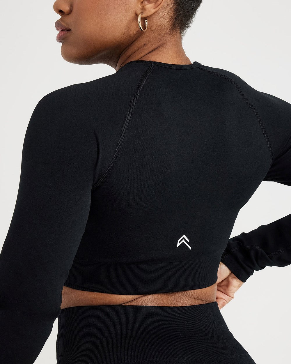 Oner Active Classic Seamless 2.0 Long Sleeve Crop Top Černé | 53JIFEVBY