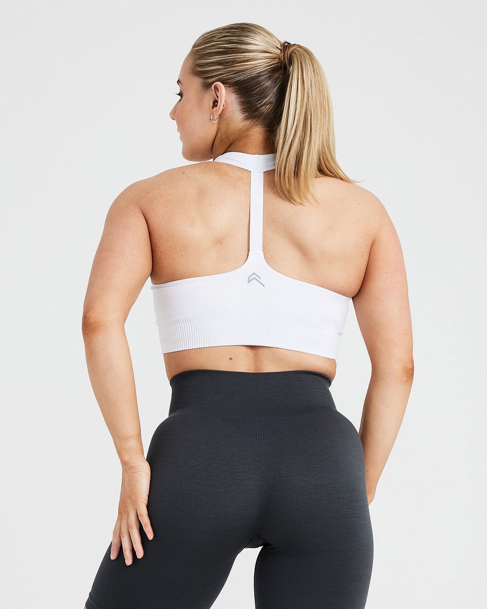 Oner Active Classic Seamless 2.0 V-Neck Bralette Bílé | 41DOEHWZB