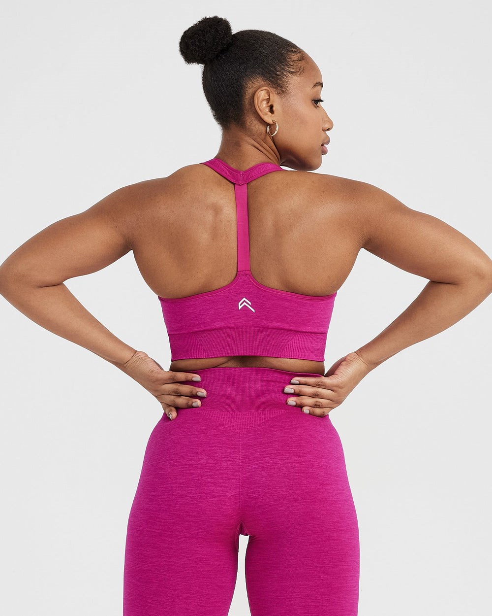 Oner Active Classic Seamless 2.0 V-Neck Bralette Fuchsie | 43TAKSCXY