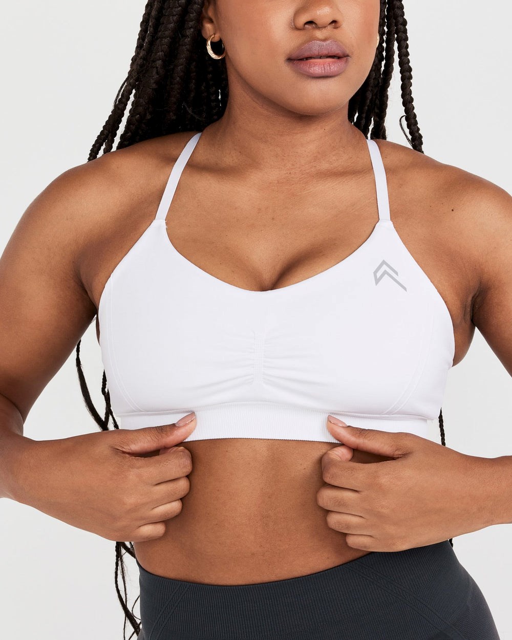 Oner Active Effortless Micro Bralette Bílé | 82UOTDENV