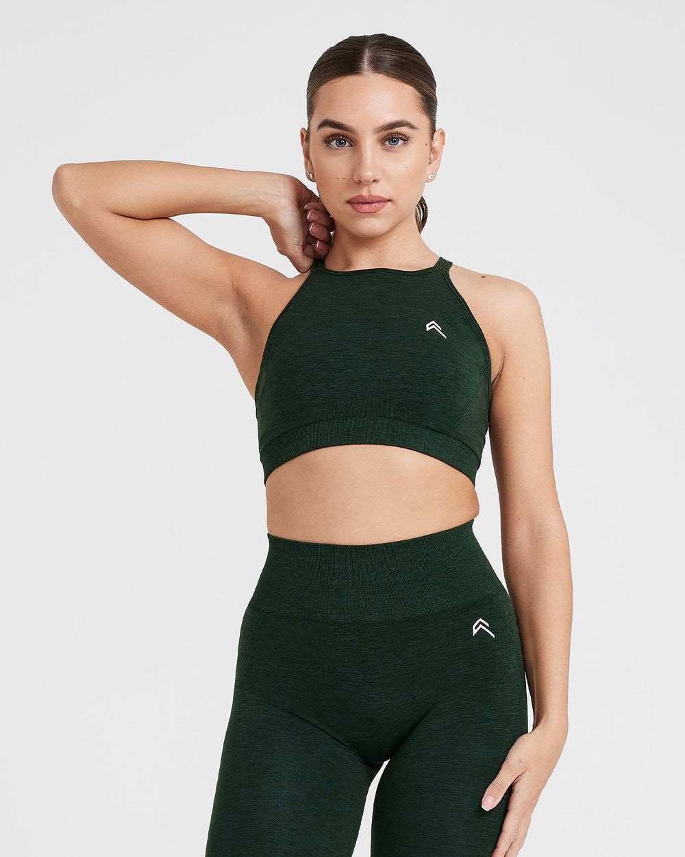 Oner Active Effortless Seamless High Neck Bralette Evergreen | 25LGPWKQZ