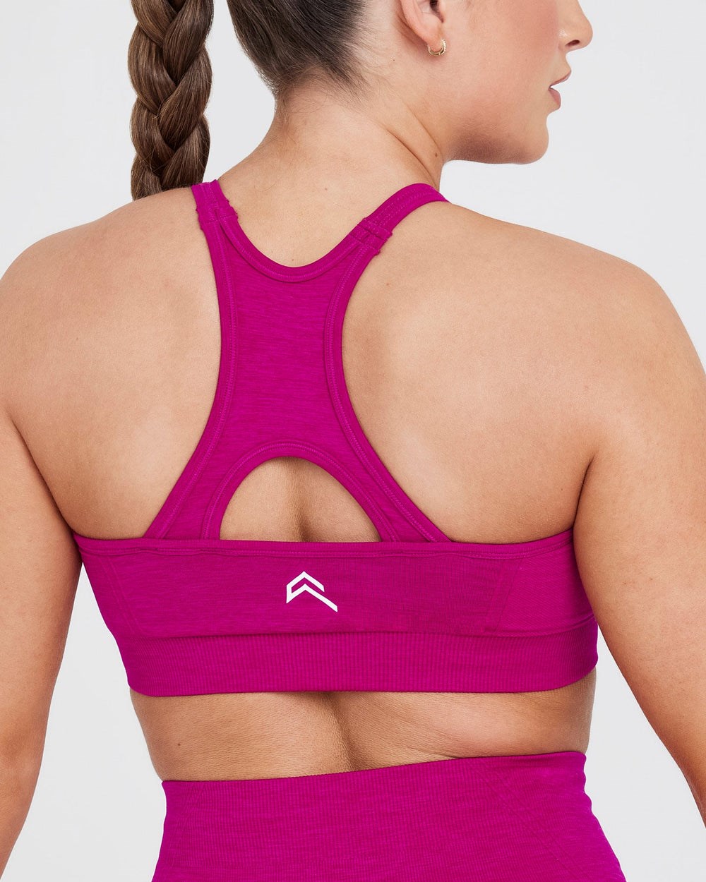 Oner Active Effortless Seamless High Neck Bralette Fuchsie | 41RPZGKJC