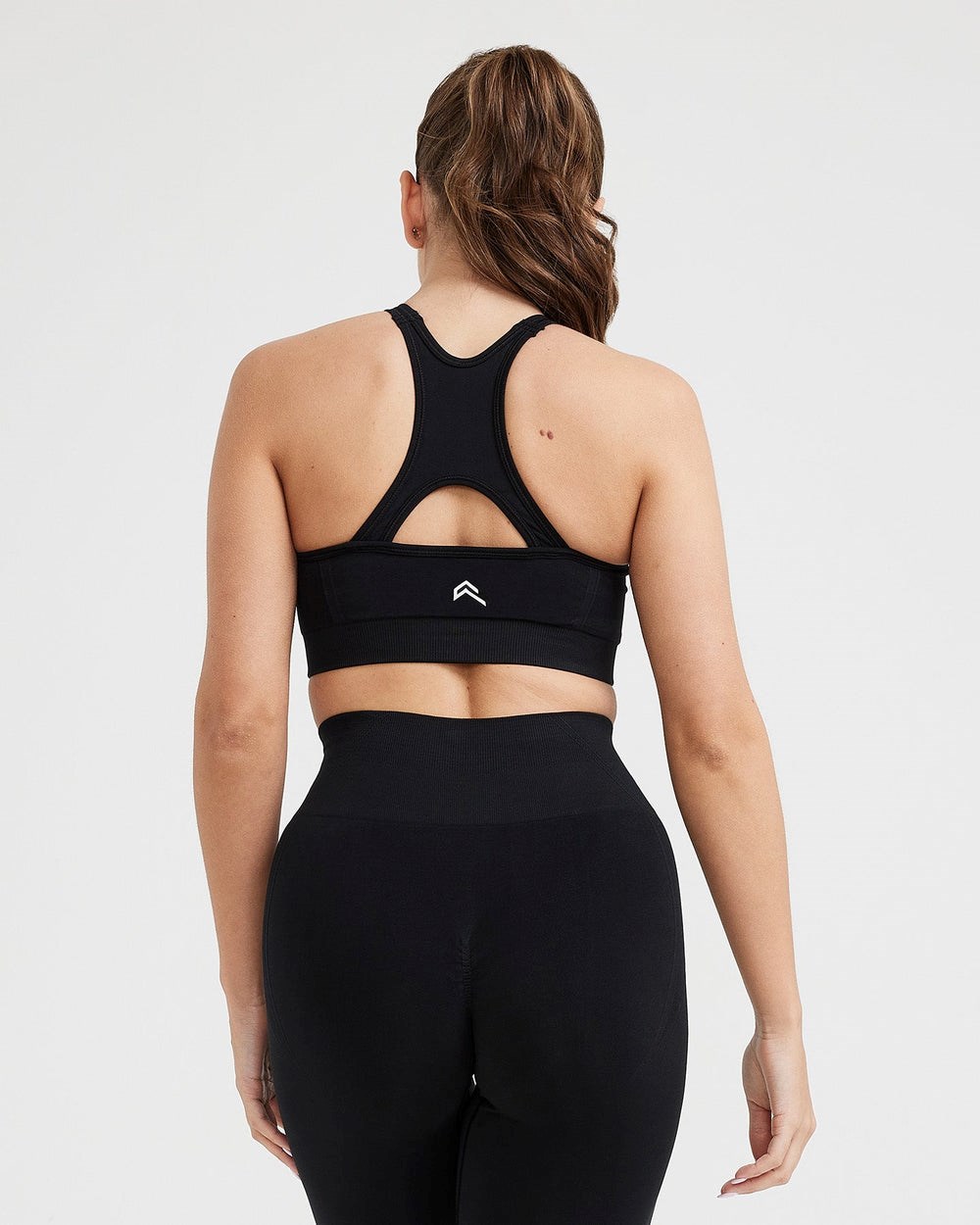 Oner Active Effortless Seamless High Neck Bralette Černé | 47VCQHLUA