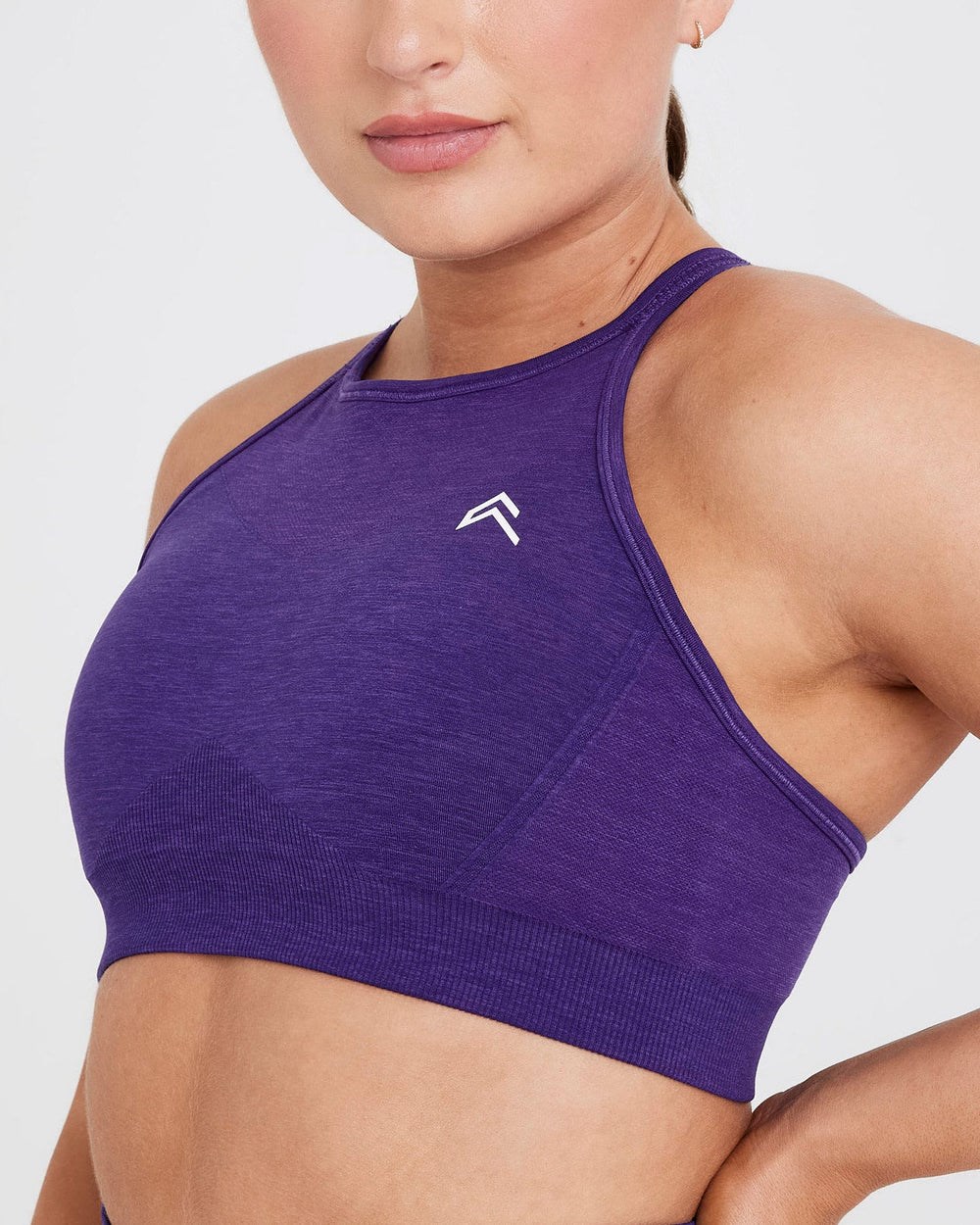 Oner Active Effortless Seamless High Neck Bralette Amethyst | 56BCPQRLH