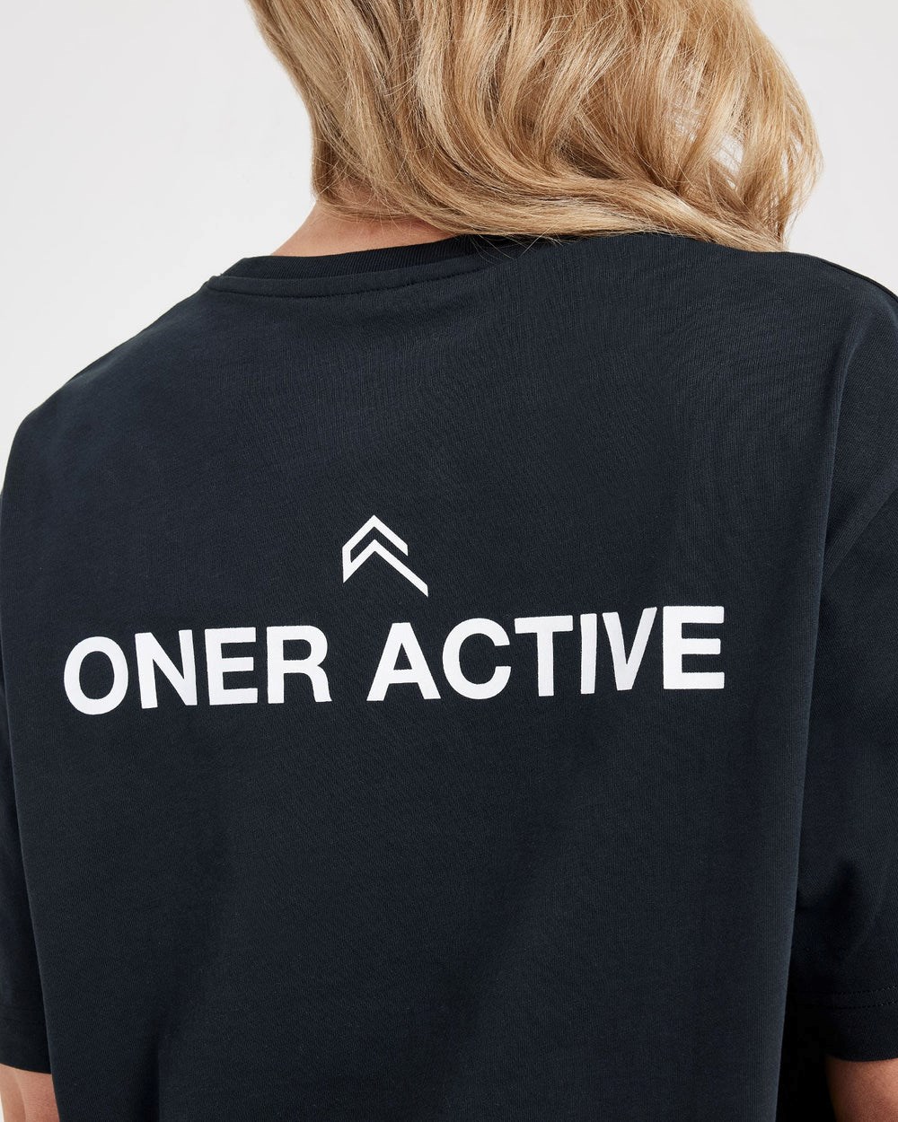 Oner Active Grafická Oversized Krátké Sleeve Tee Černé | 12RBZAUST