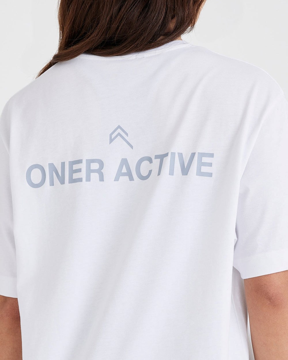 Oner Active Grafická Oversized Krátké Sleeve Tee Bílé | 43PAEHBMN