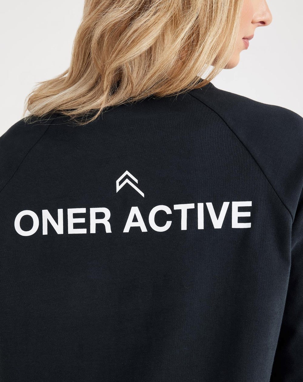 Oner Active Grafická Oversized Long Sleeve Tee Černé | 73UTAQPHF