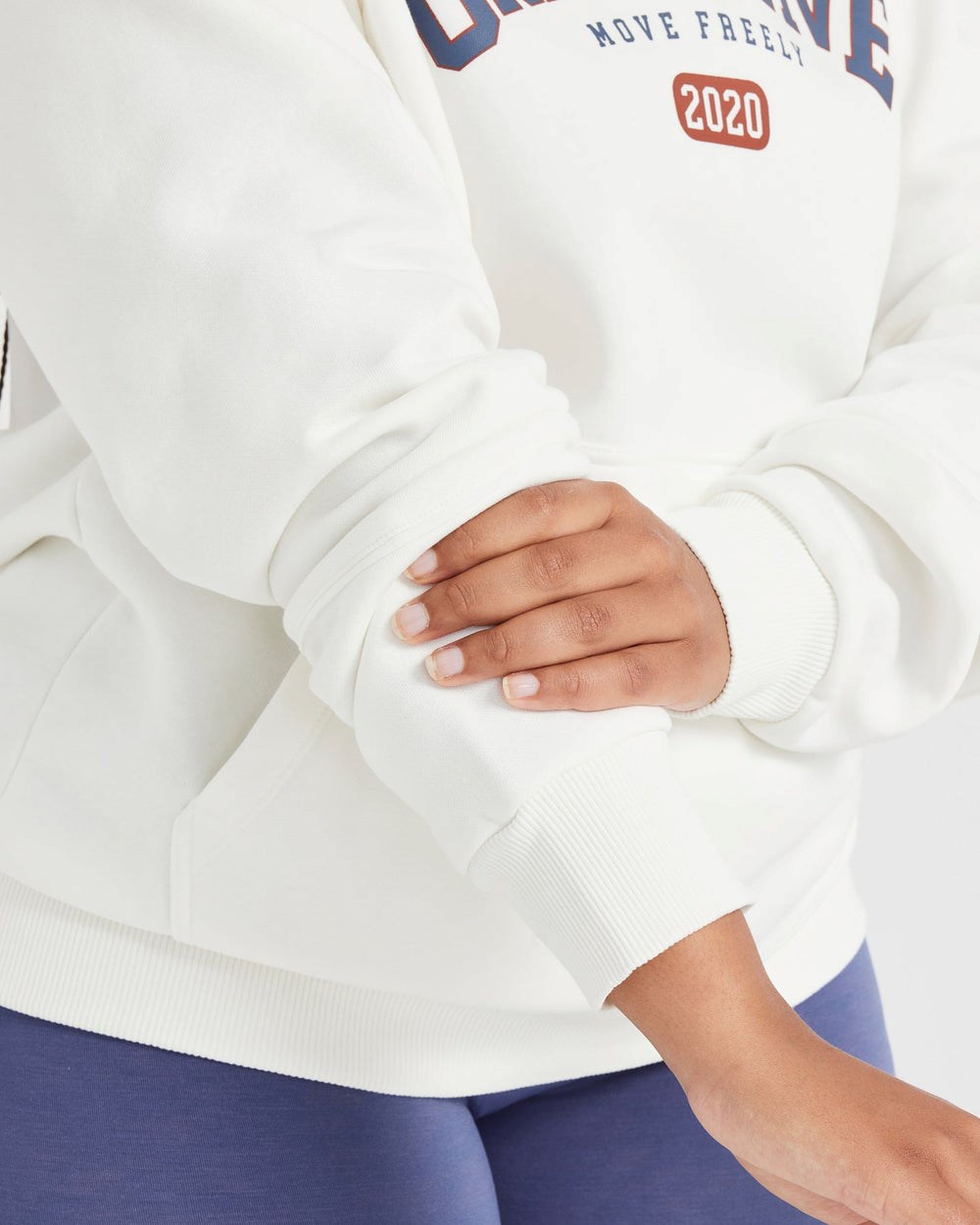 Oner Active Oversized Club Hoodie Bílé | 20FYSGUEW