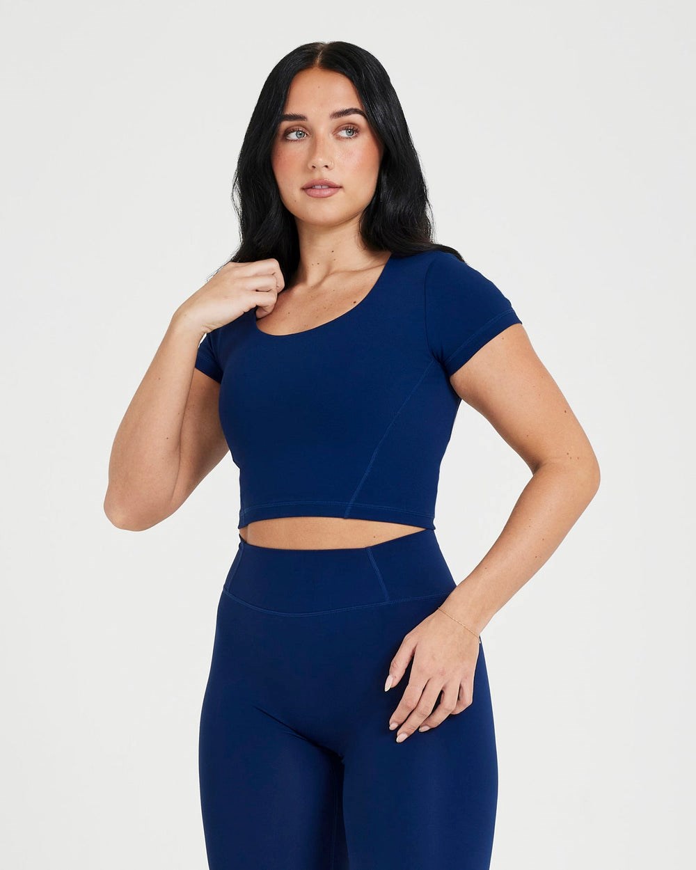 Oner Active Timeless Crop Krátké Sleeve Tee Midnight | 32BGJXVAI