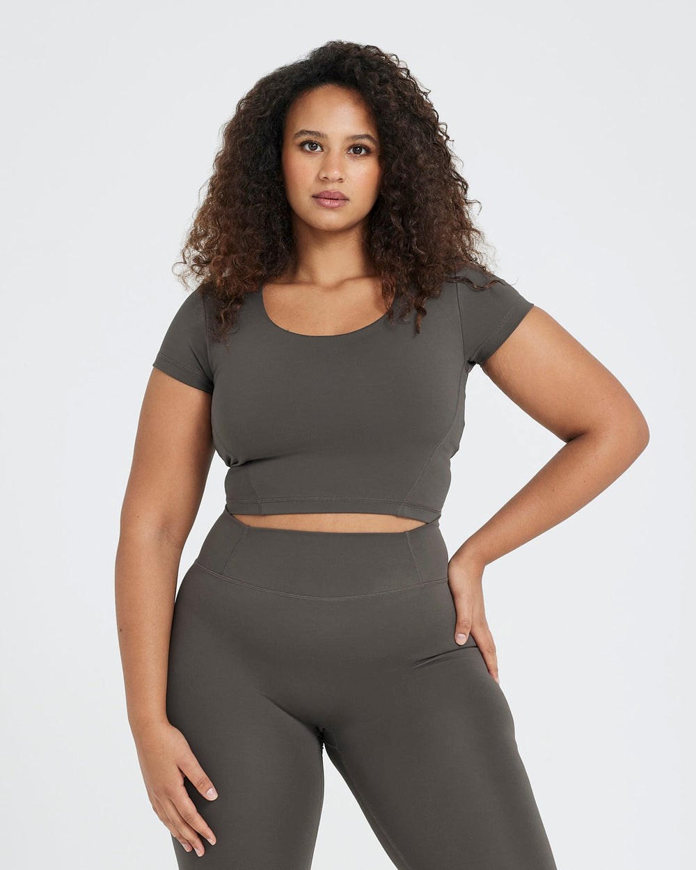 Oner Active Timeless Crop Krátké Sleeve Tee Tmavě | 37QXTMYPR