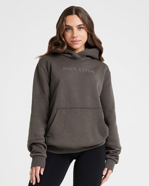 Oner Active Classic Lounge Oversized Hoodie Tmavě | 82ZPHIWLM