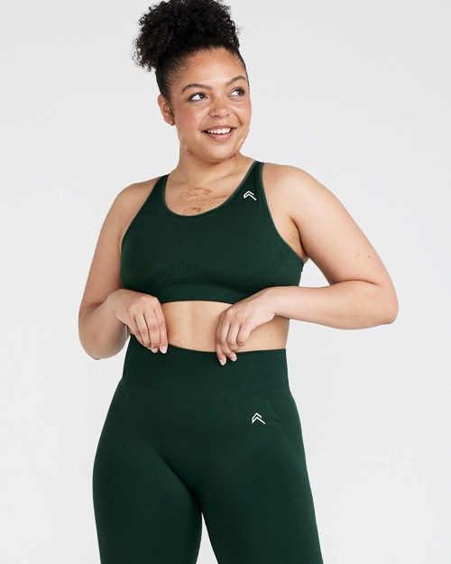 Oner Active Classic Seamless 2.0 Bralette Evergreen Marl | 02ACWXKLJ