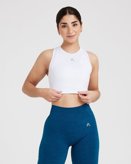 Oner Active Classic Seamless 2.0 Crop Top Bílé | 96CZFYDEG