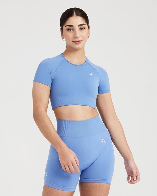 Oner Active Classic Seamless 2.0 Krátké Sleeve Crop Top Světle | 01ITEUBOL