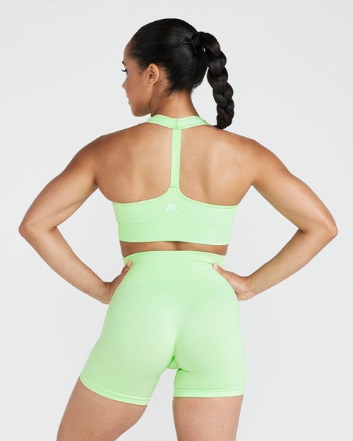 Oner Active Classic Seamless 2.0 V-Neck Bralette Zest Marl | 49AUGOVKC