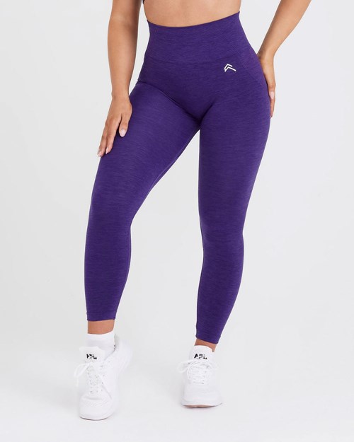 Oner Active Effortless Seamless Leggings Amethyst | 38WAFZSMG