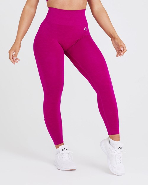 Oner Active Effortless Seamless Leggings Fuchsie | 46BJQREDW