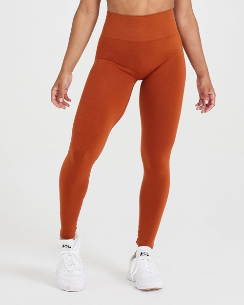 Oner Active Effortless Seamless Leggings Měď | 76VDJEFTN