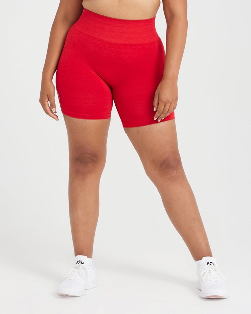 Oner Active Effortless Seamless Shorts Červené | 42IFJWAQE